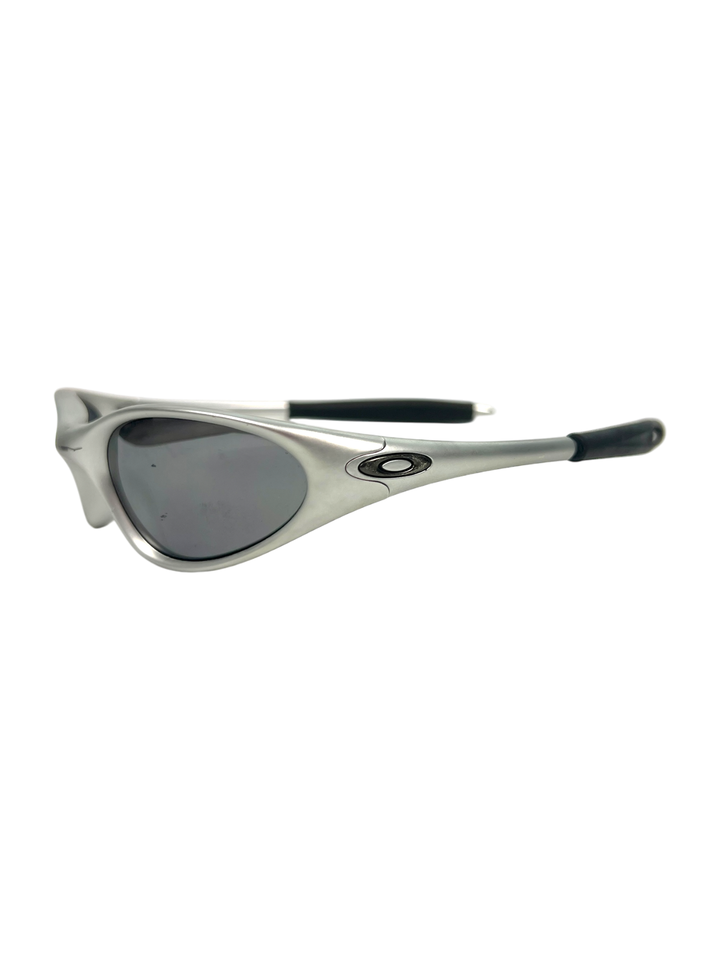 Oakley Minute Silver Frame Black Iridium Lens Sunglasses
