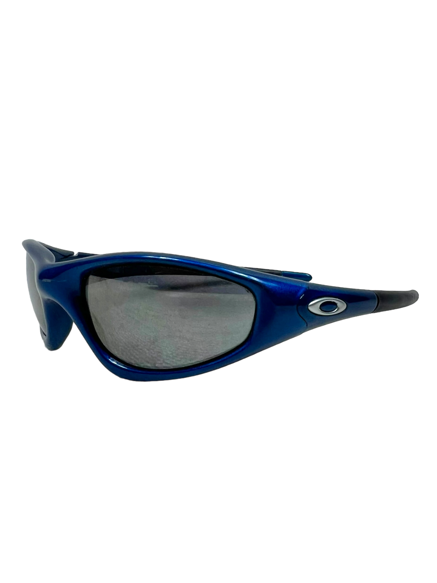 Oakley straight jackets royal blue sunglasses