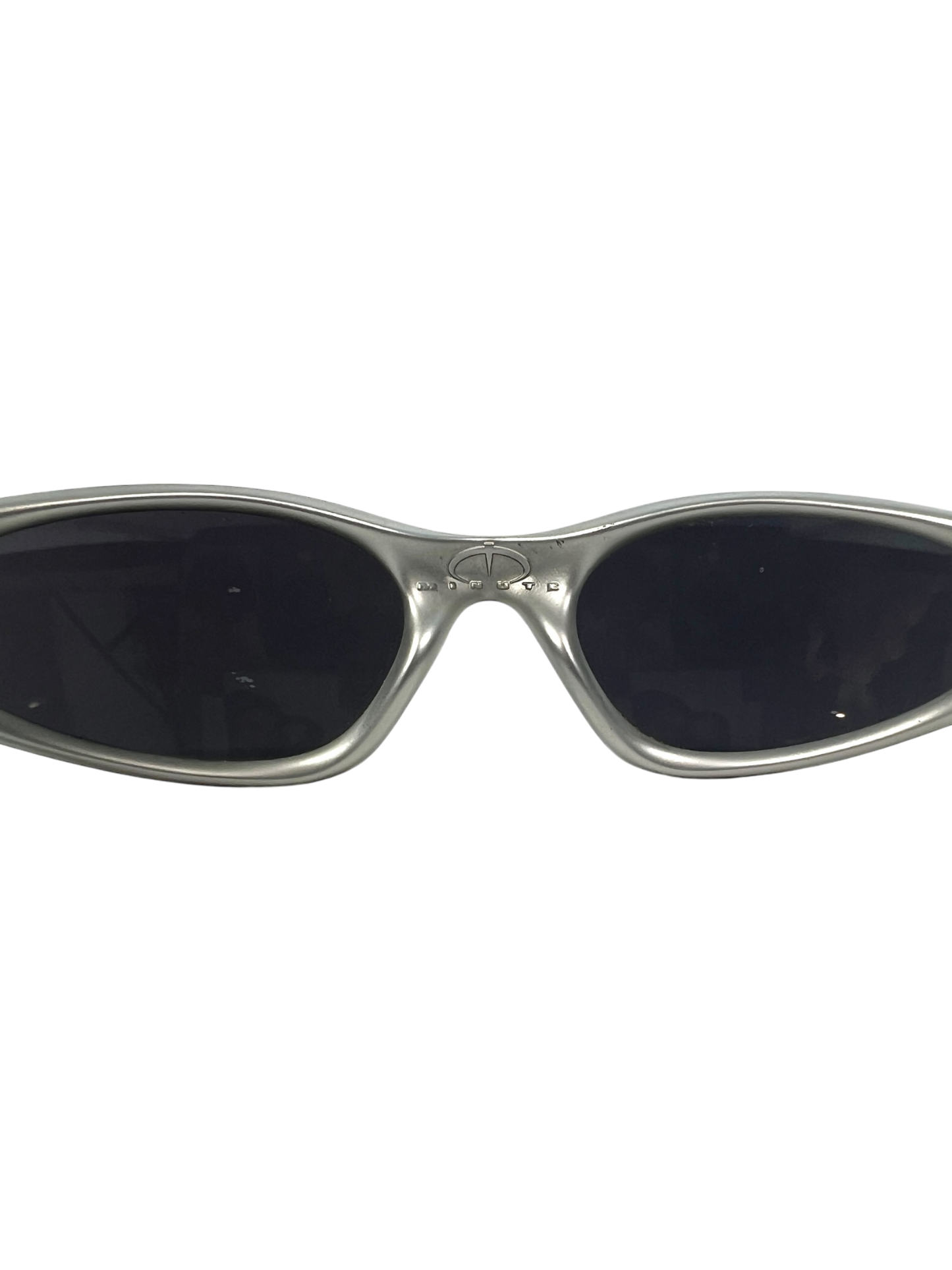 Oakley Minute Silver Frame Black Iridium Lens Sunglasses