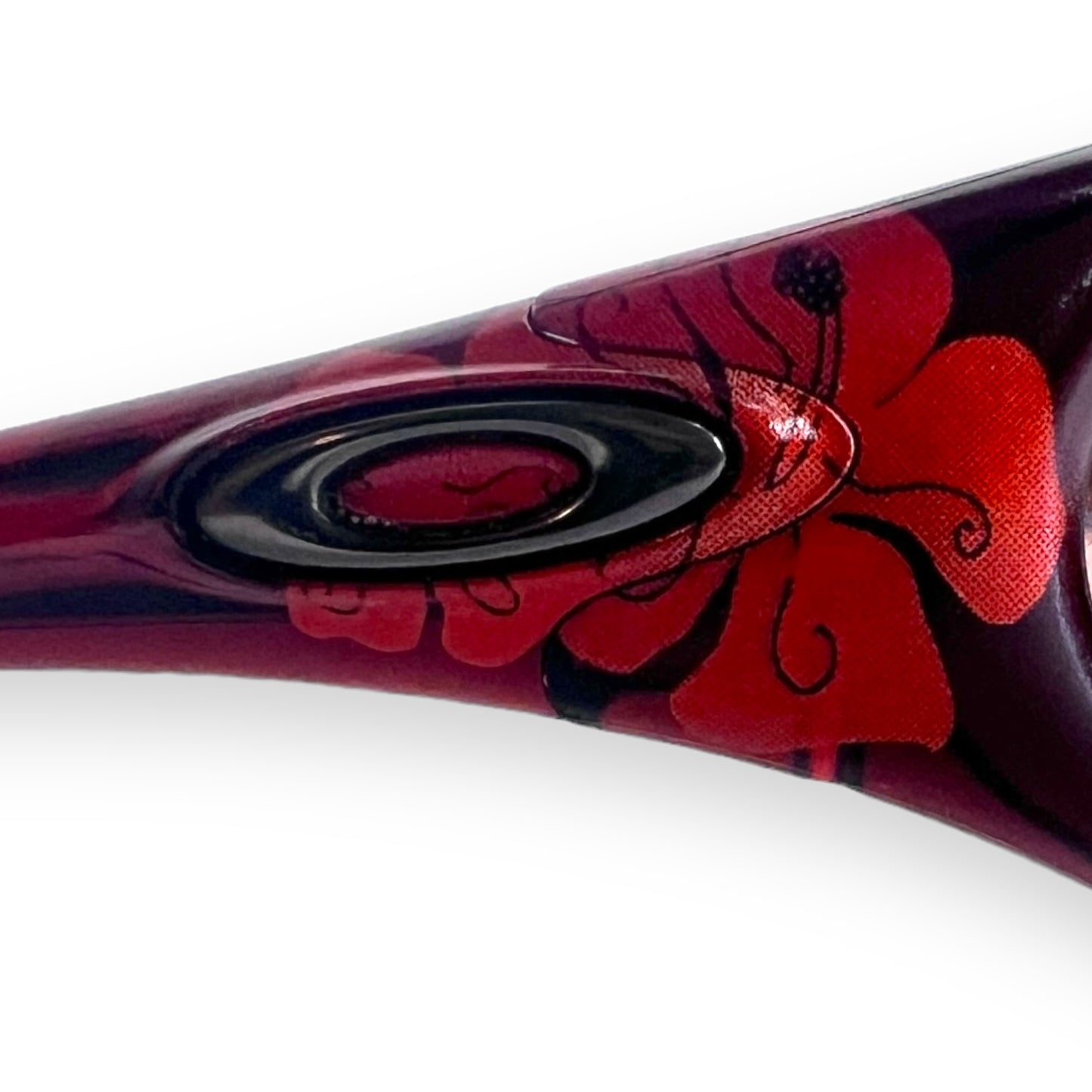 Oakley minute gen 2 tangerine w/flower sunglasses