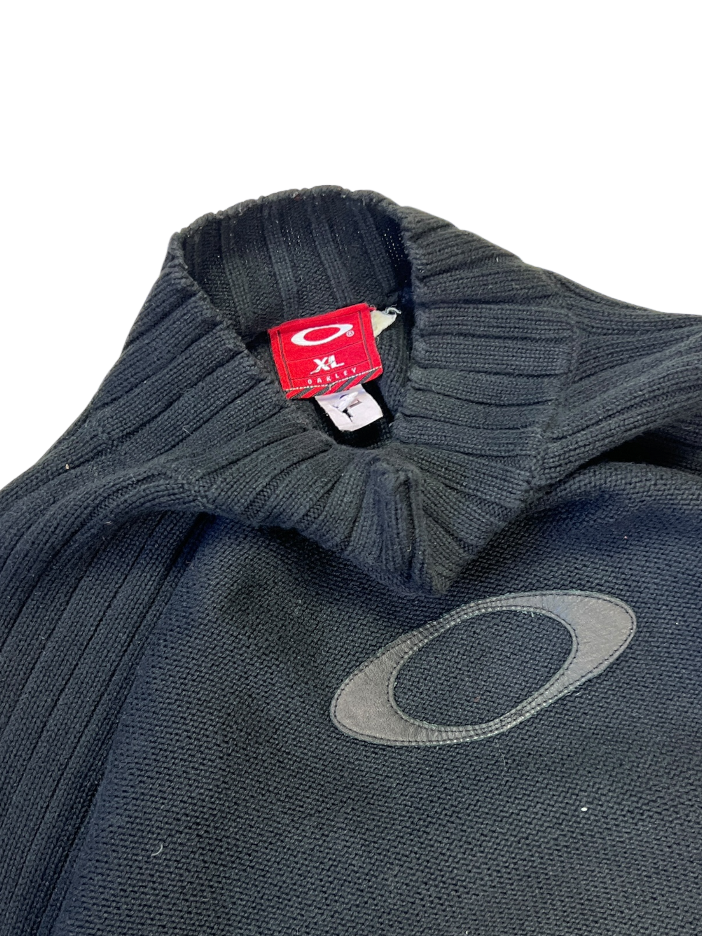 Early 2000's Oakley icon knit sweater - L