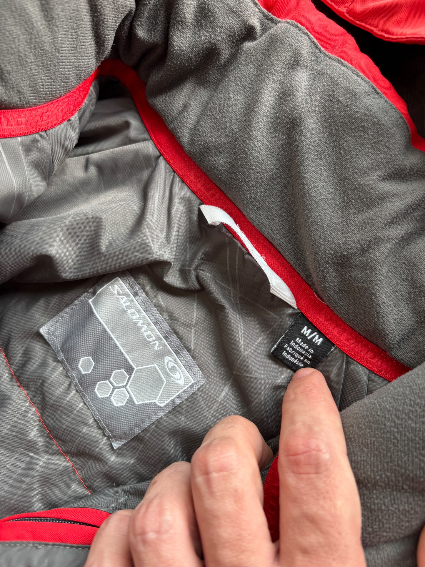 SALOMON RED SKI JACKET
