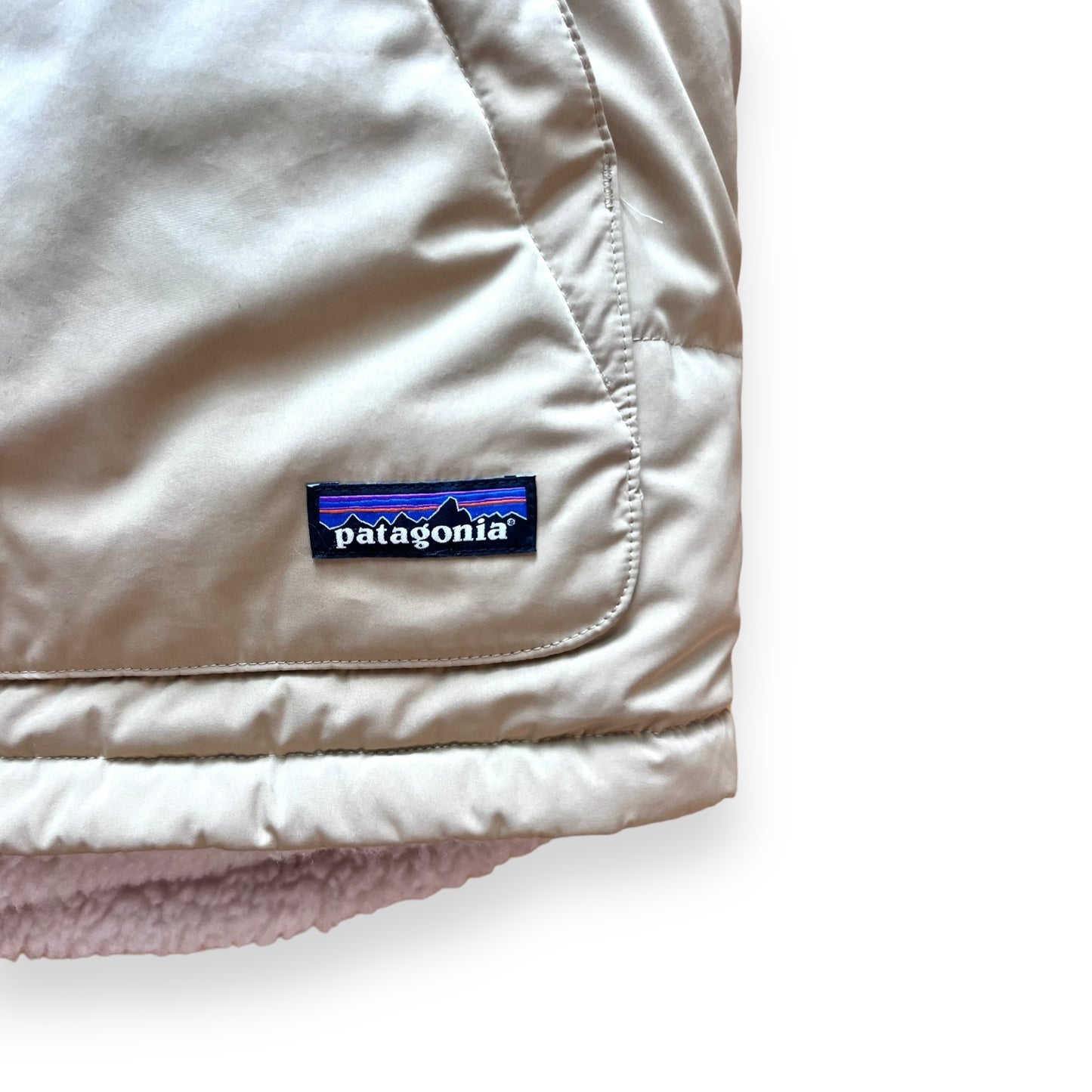Chaleco reversible borreguillo Patagonia Bivy down vest vintage