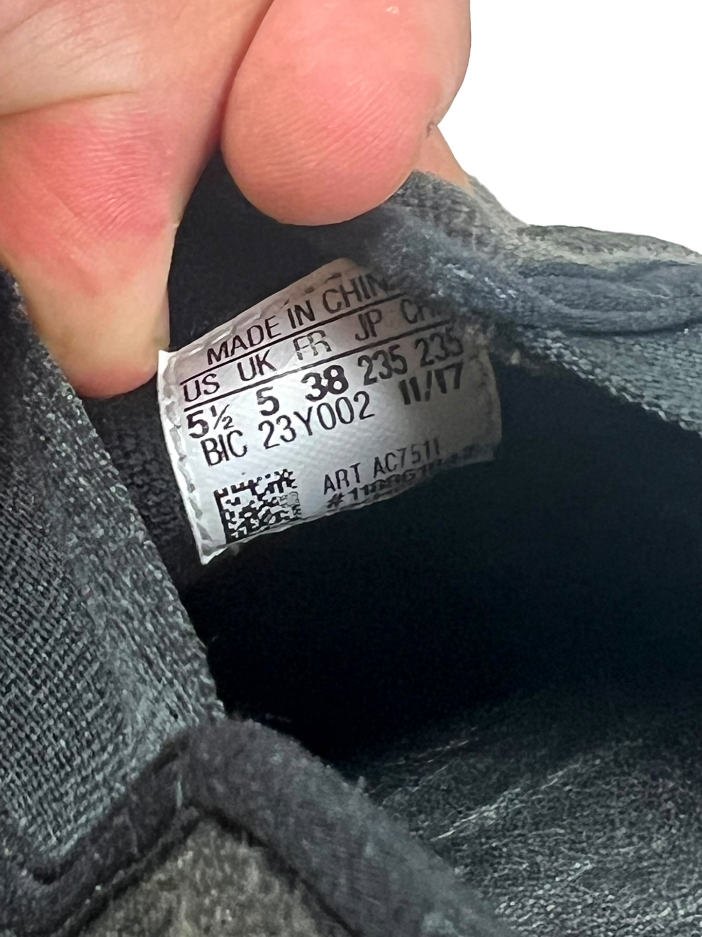 Adidas Y-3 Tangutsu black canvas slip on - size 36