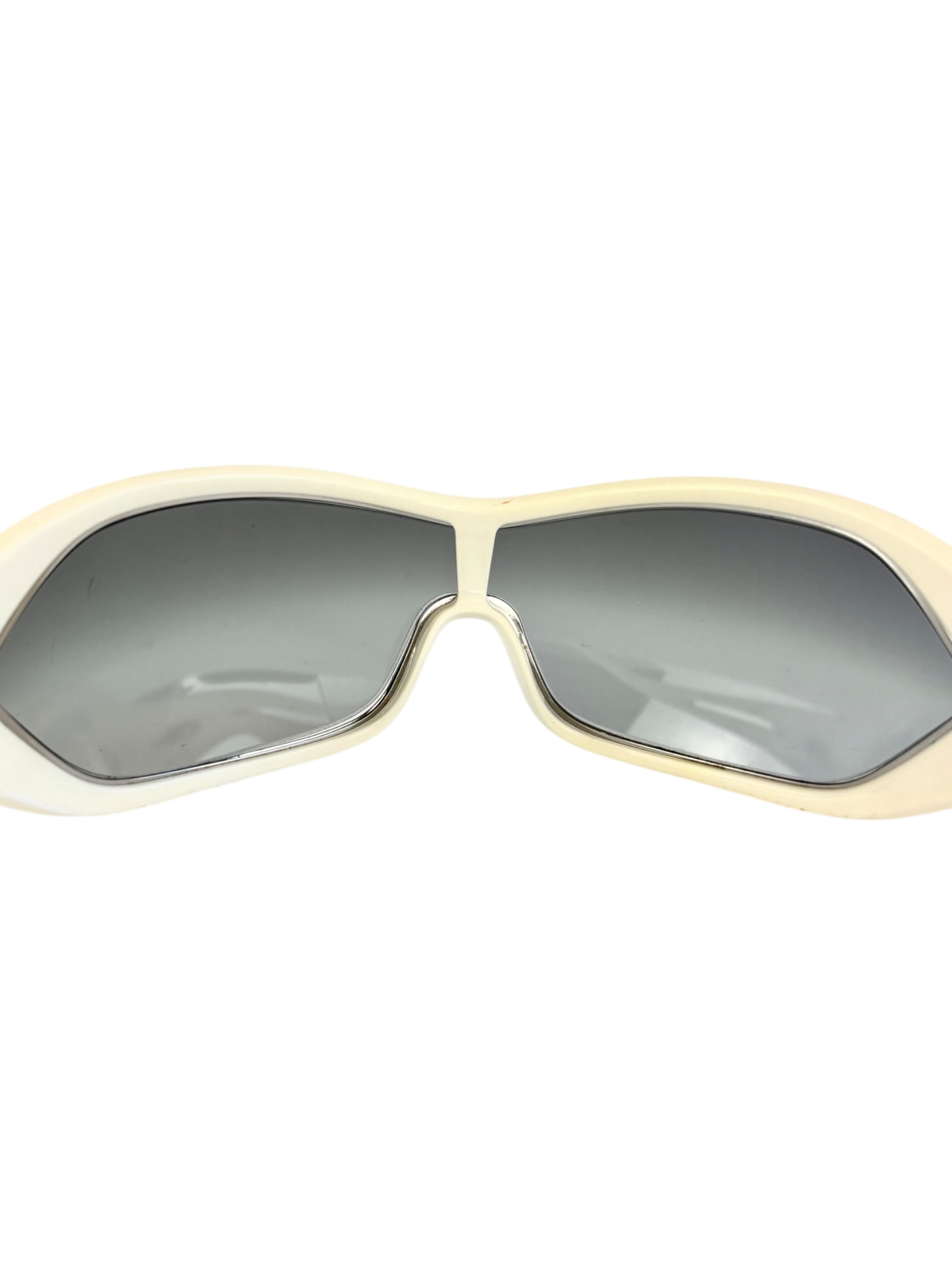 00'S PRADA MASK IVORY SUNGLASSES