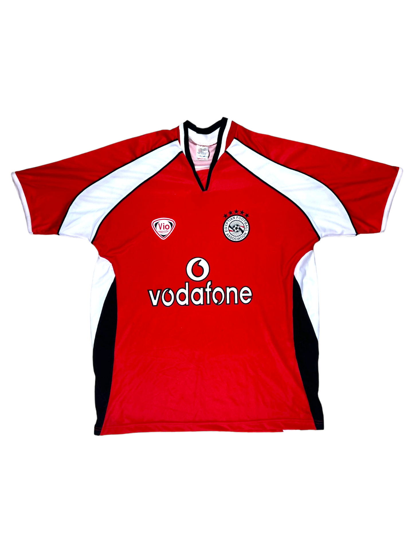 2002-03 Egypt home soccer tee - XL