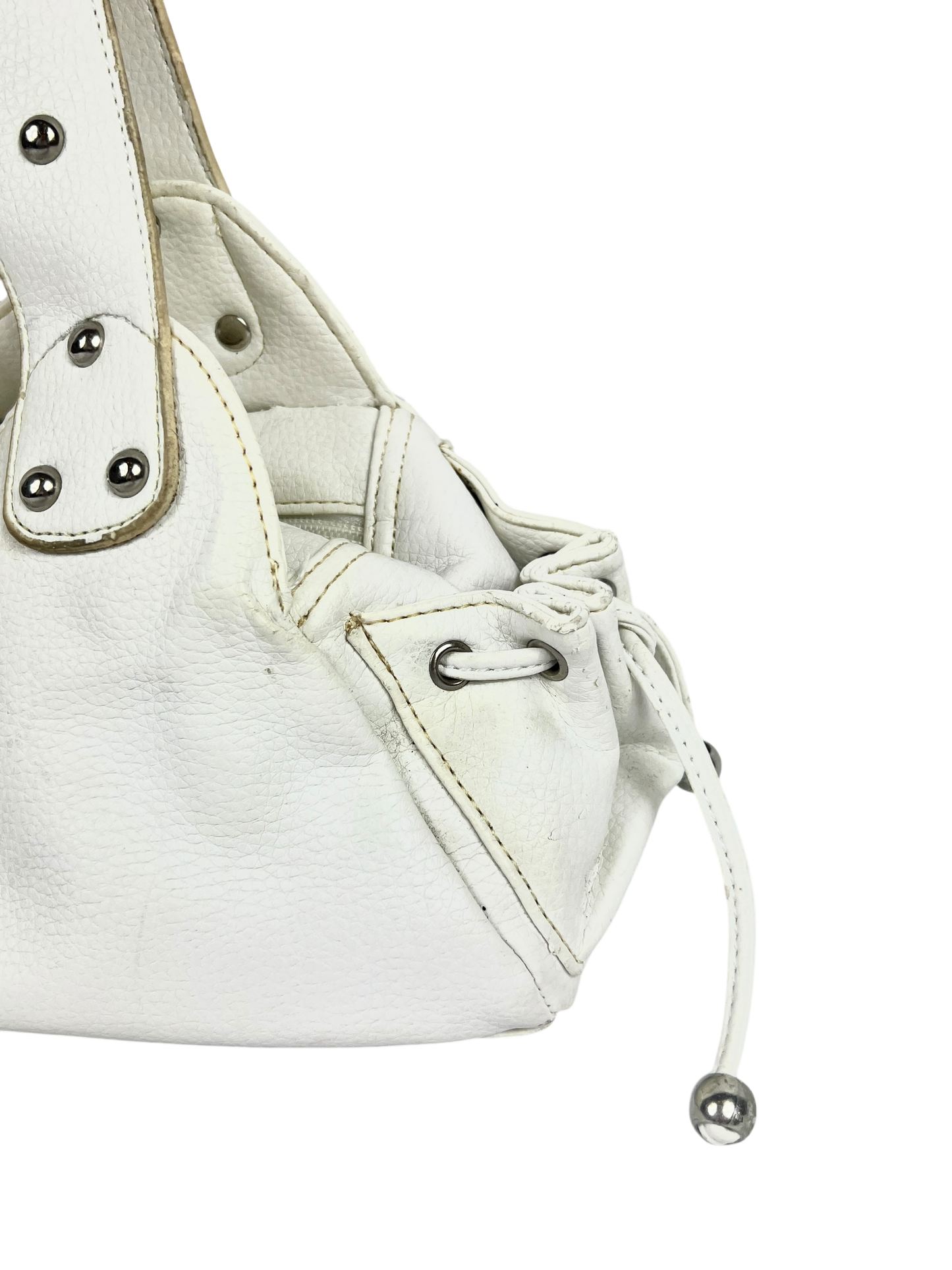 Dolce Gabbana Leather White Hand Bag