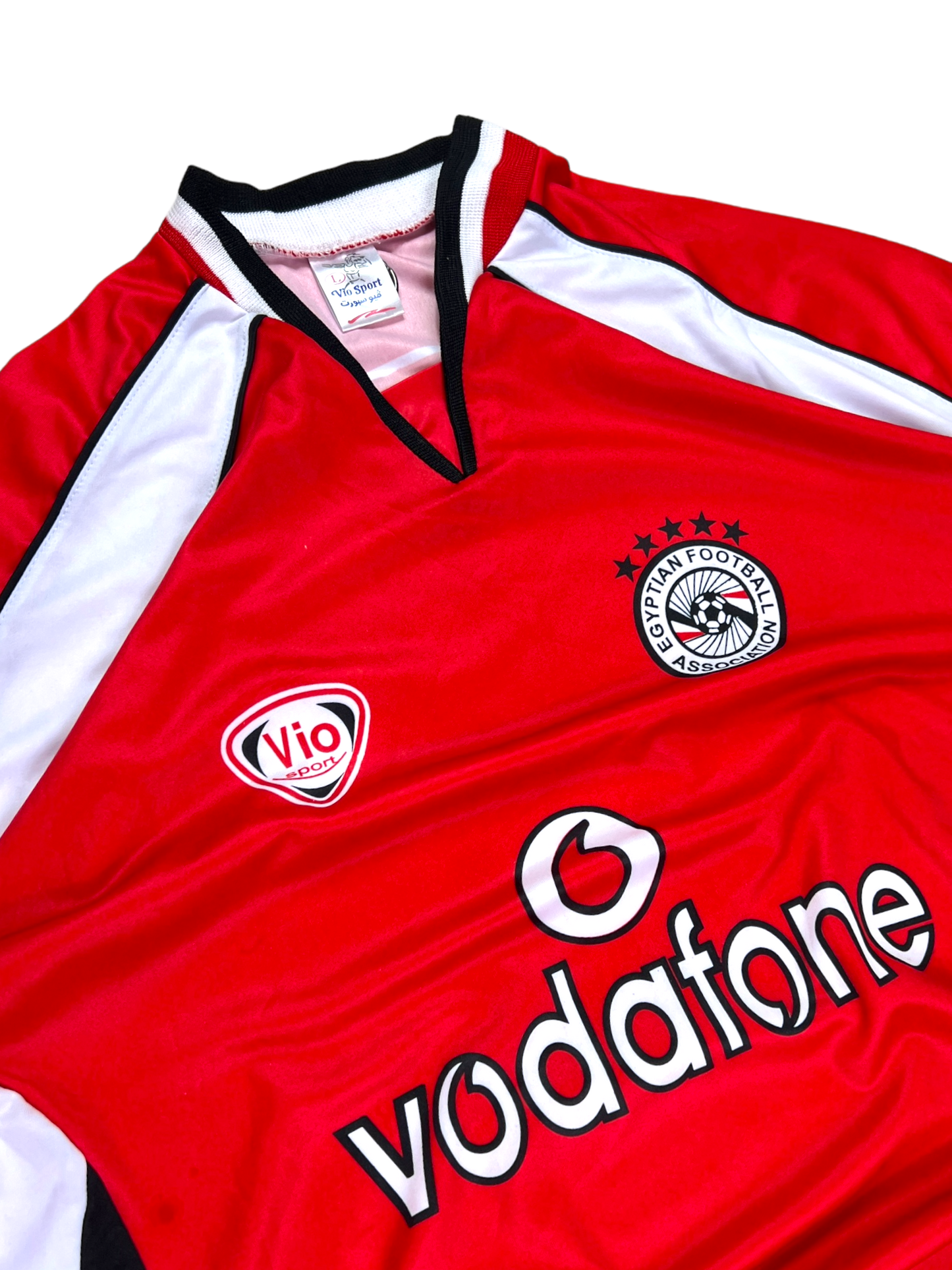2002-03 Egypt home soccer tee - XL