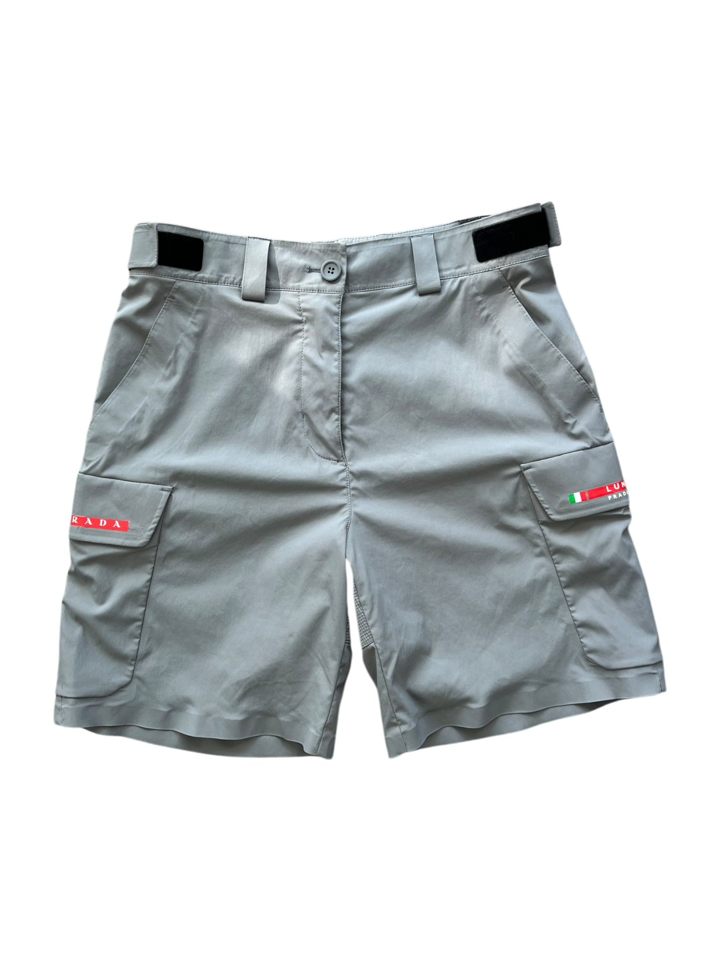 Prada Luna Rossa Pirelli 2024 Grey Technical Shorts