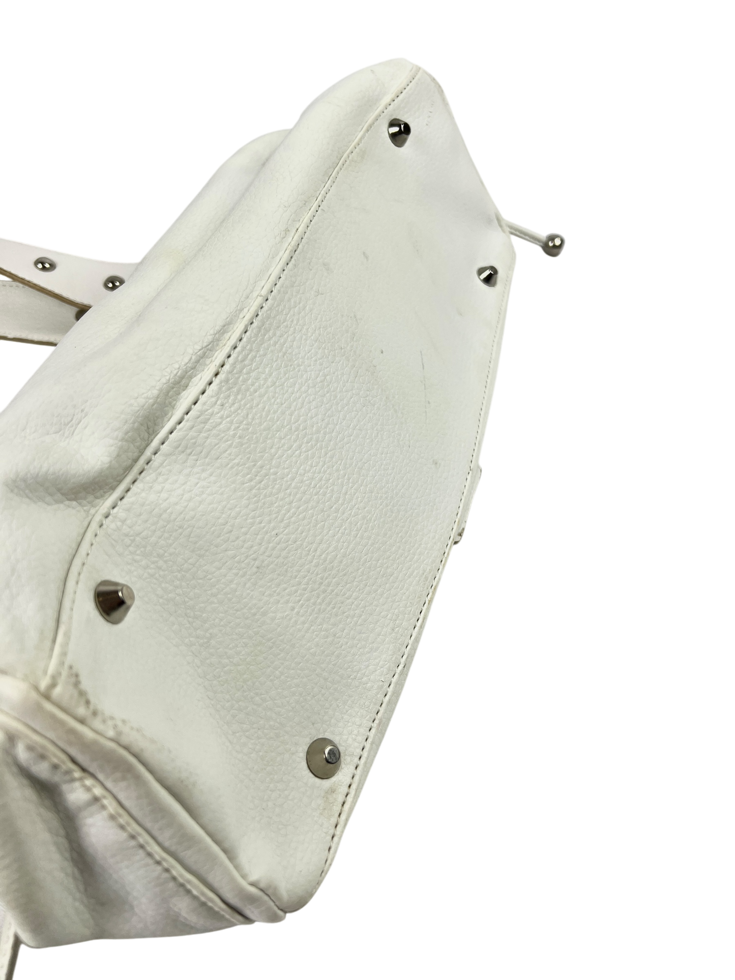 Dolce Gabbana Leather White Hand Bag