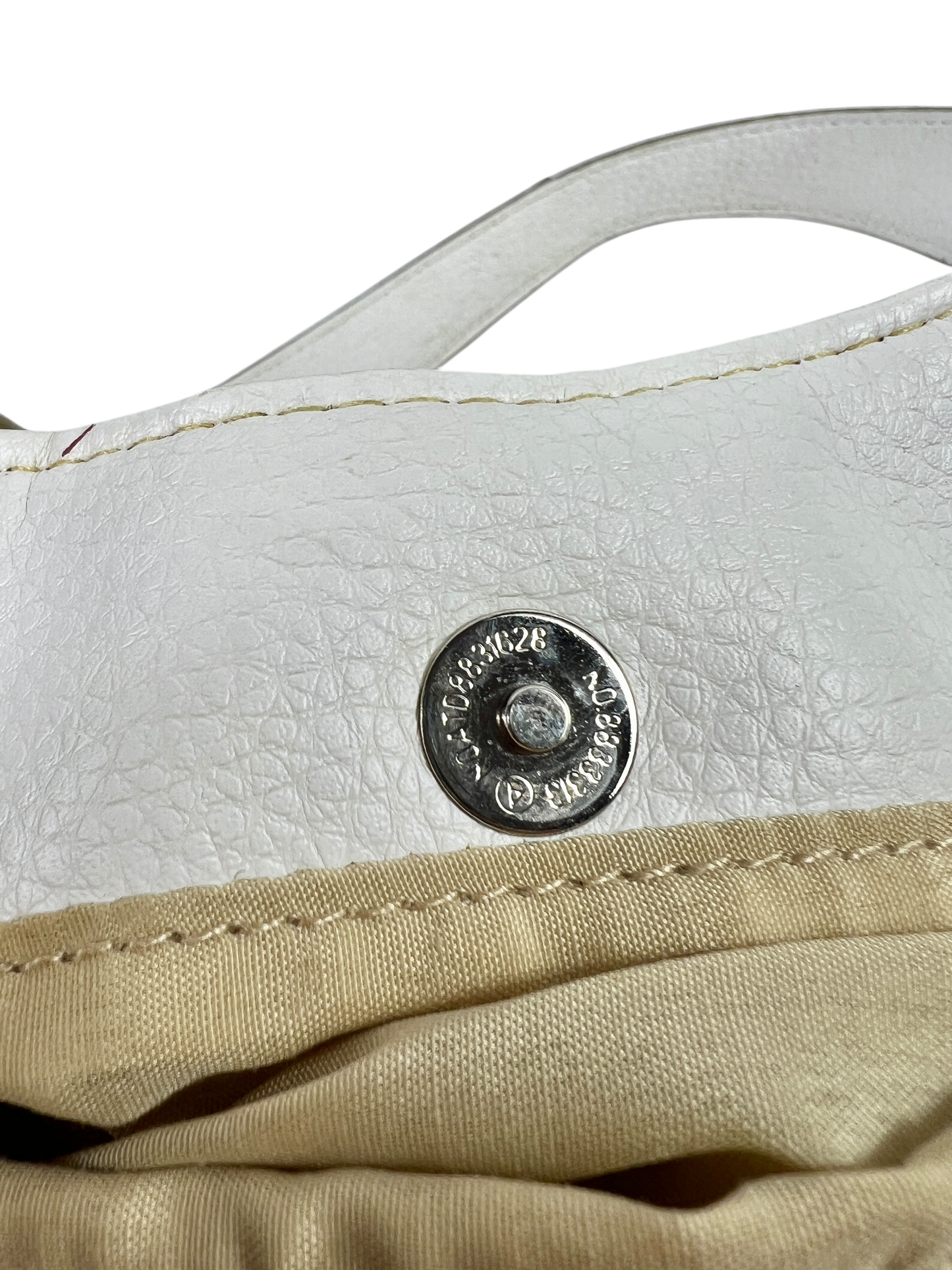 Dolce Gabbana Leather White Hand Bag