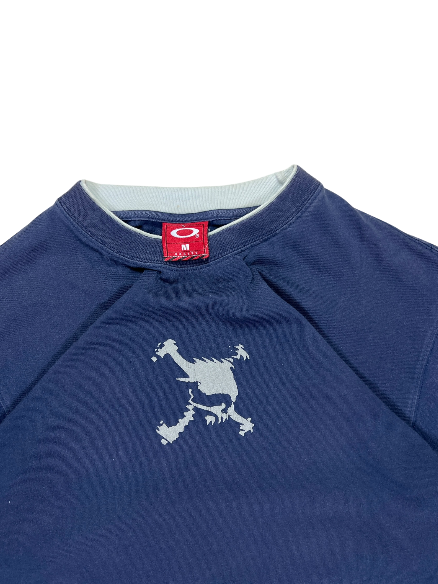 2000's Oakley Skull Long Sleeve tee - M