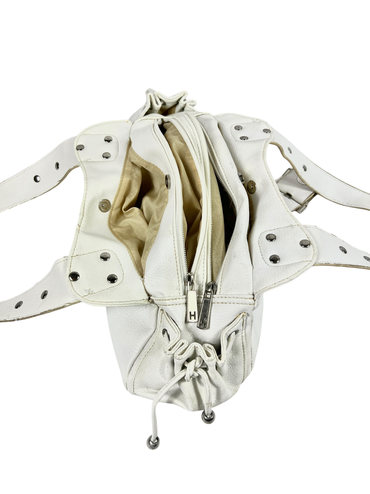 Dolce Gabbana Leather White Hand Bag