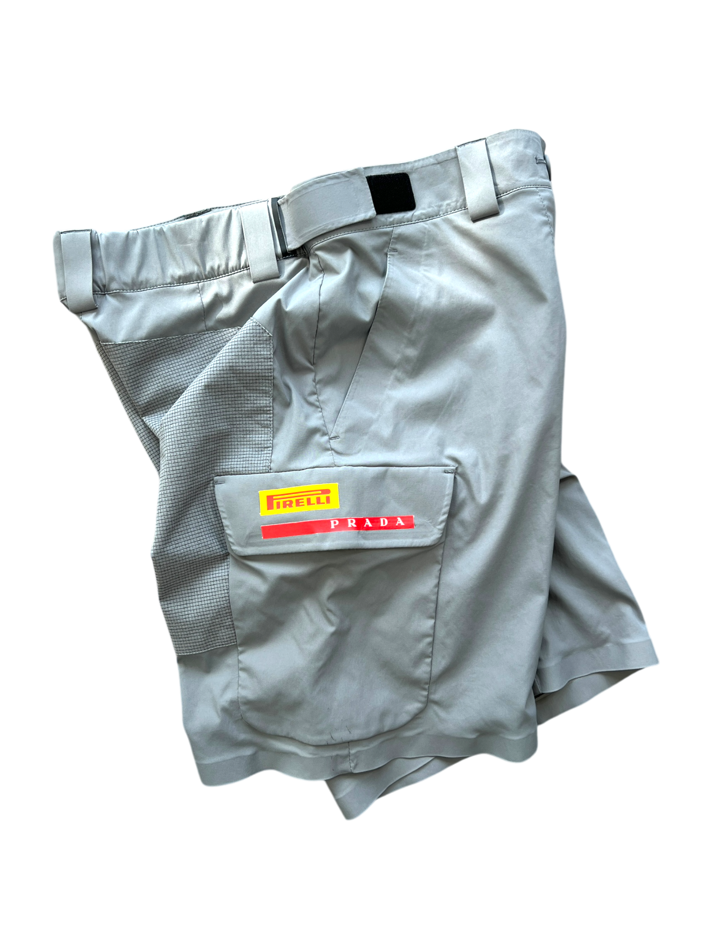 Prada Luna Rossa Pirelli 2024 Grey Technical Shorts
