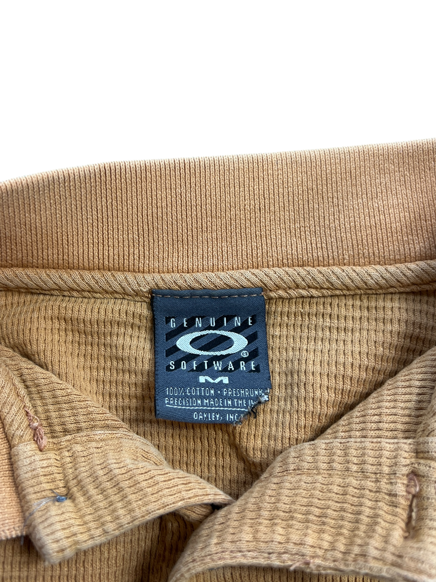 90's Oakley Software Waffle Center Icon Polo
