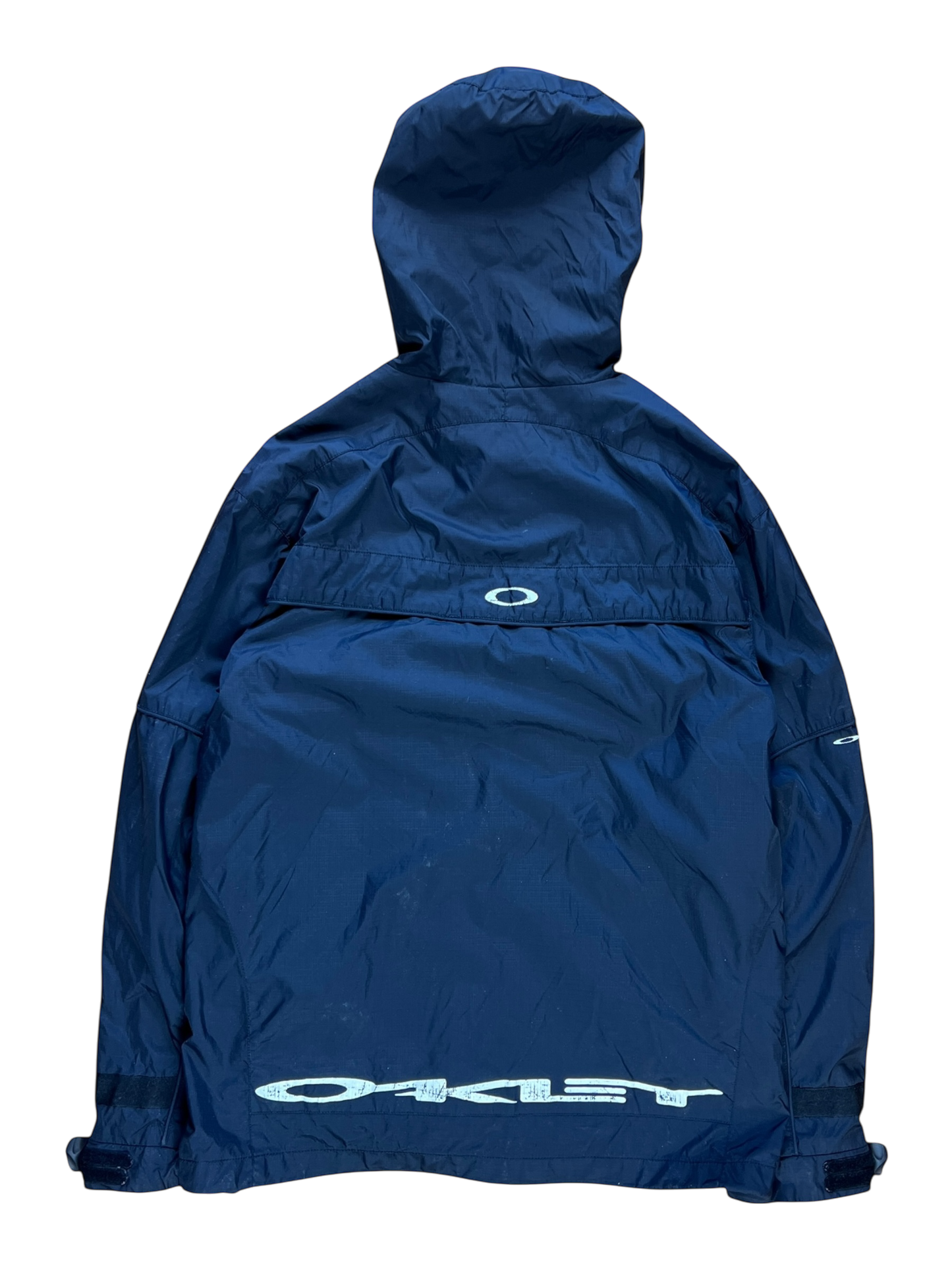 2000's Oakley Spell Out Stretch Logo Windbreaker Jacket