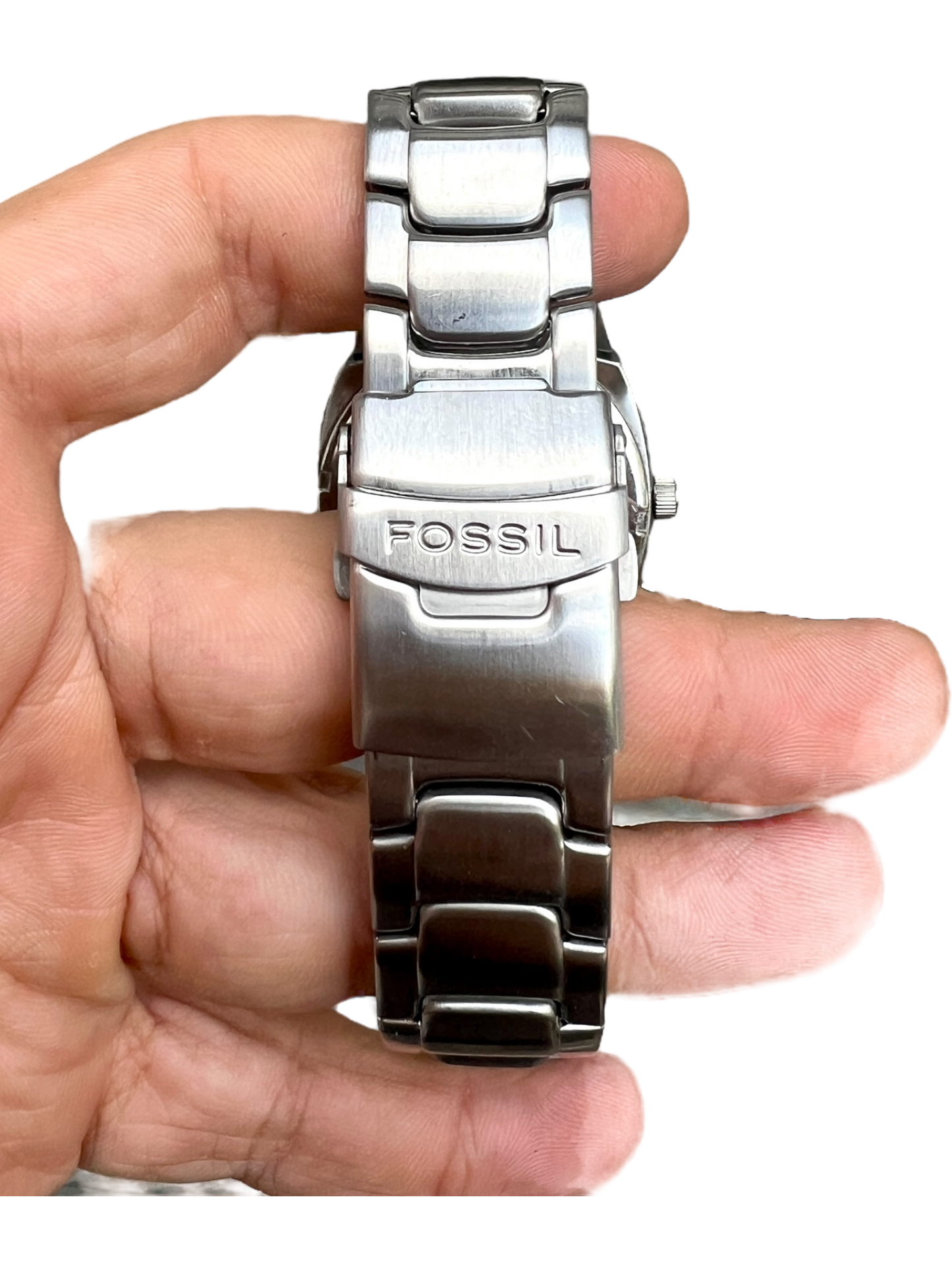 2000s Fossil Big Tic Flame Number Watch With Box