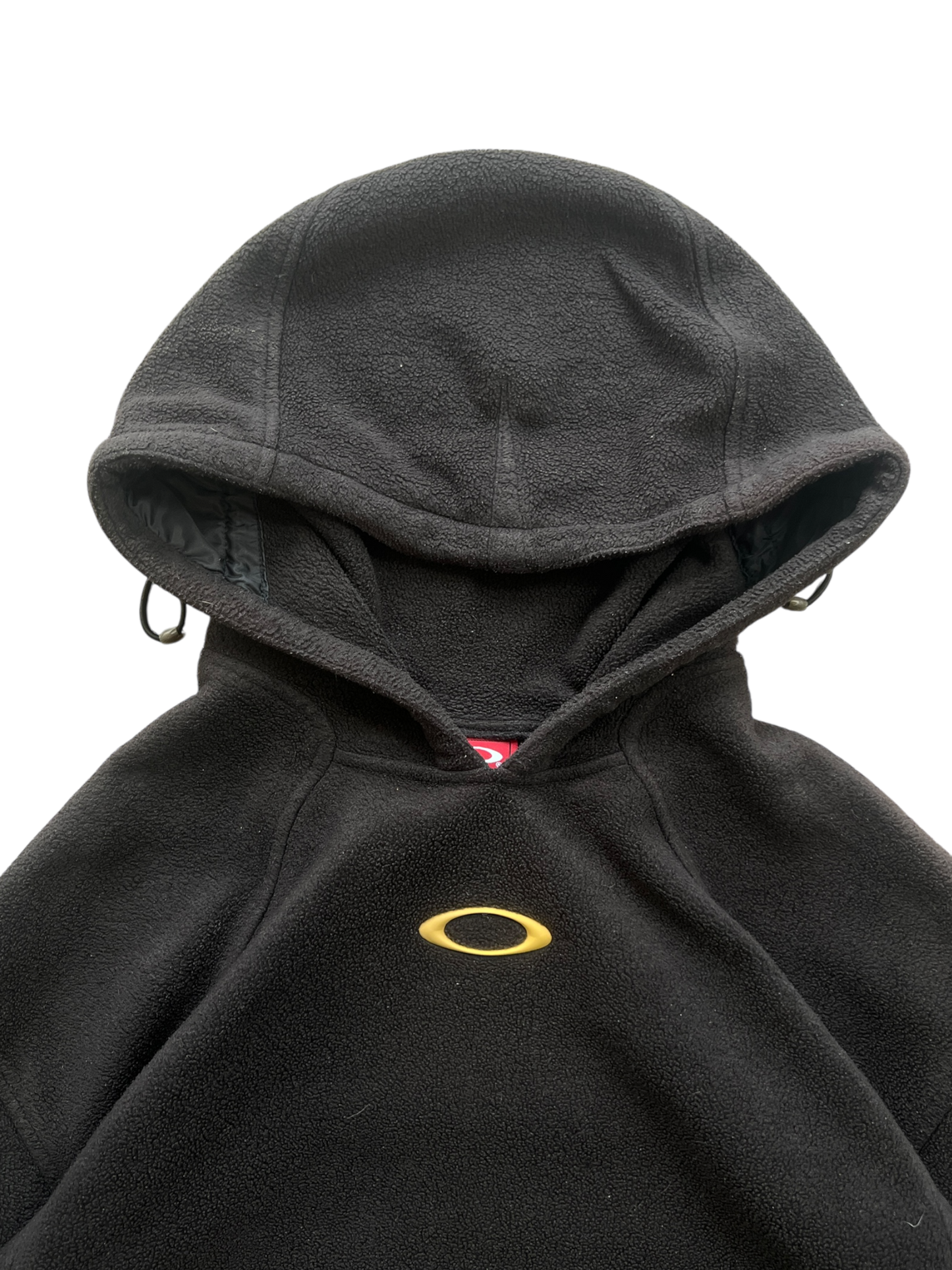 00's Oakley Pile Hoodie Yellow Icon / Back Spell Out