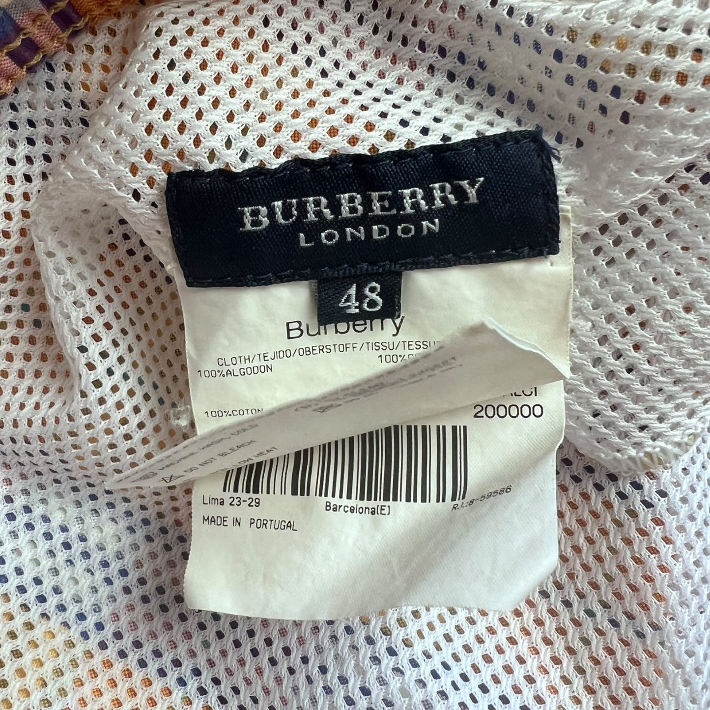 Bañador Burberry a cuadros