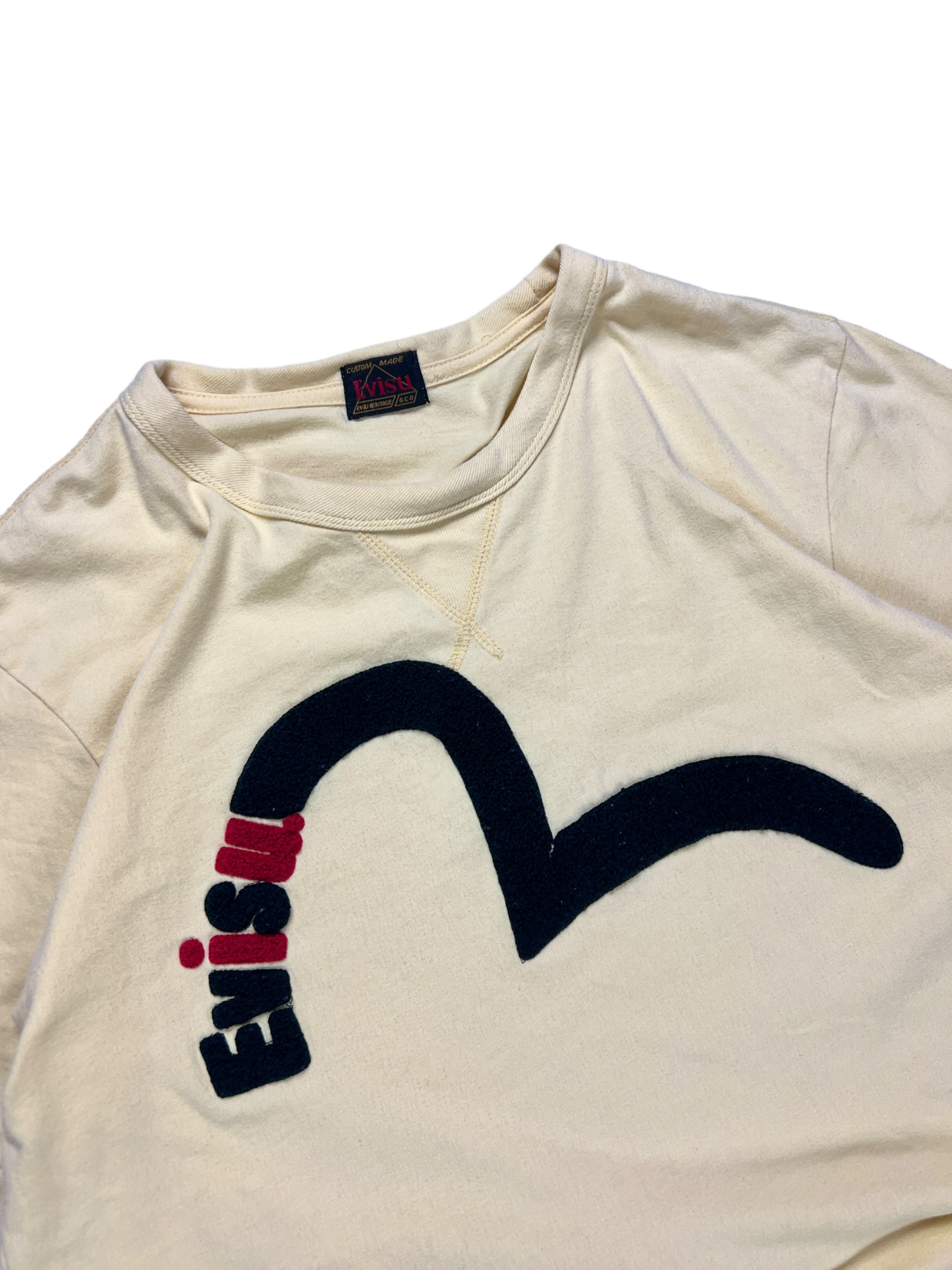 EVISU puff print tee - M