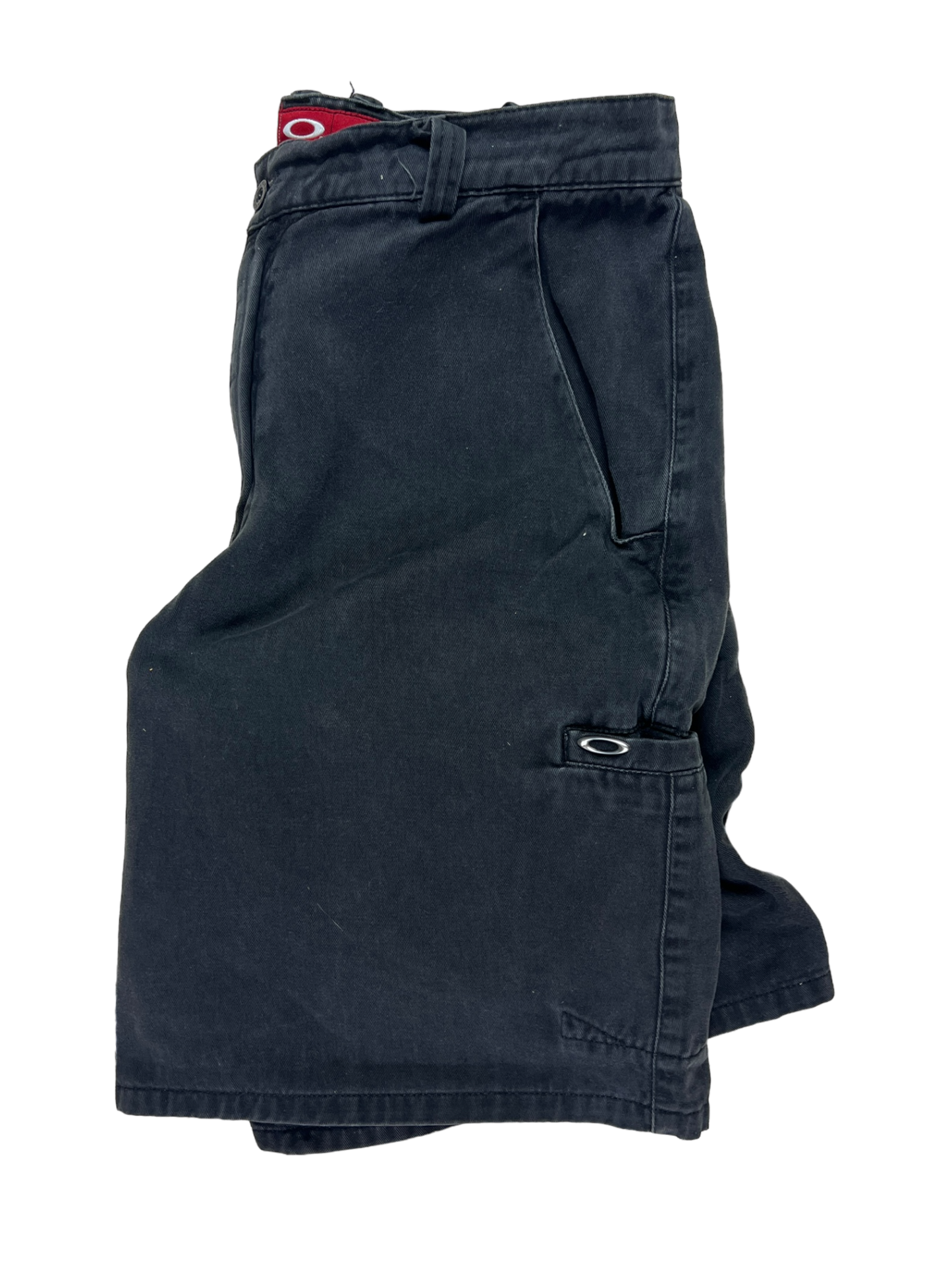 90's Oakley denim metal icon shorts - M