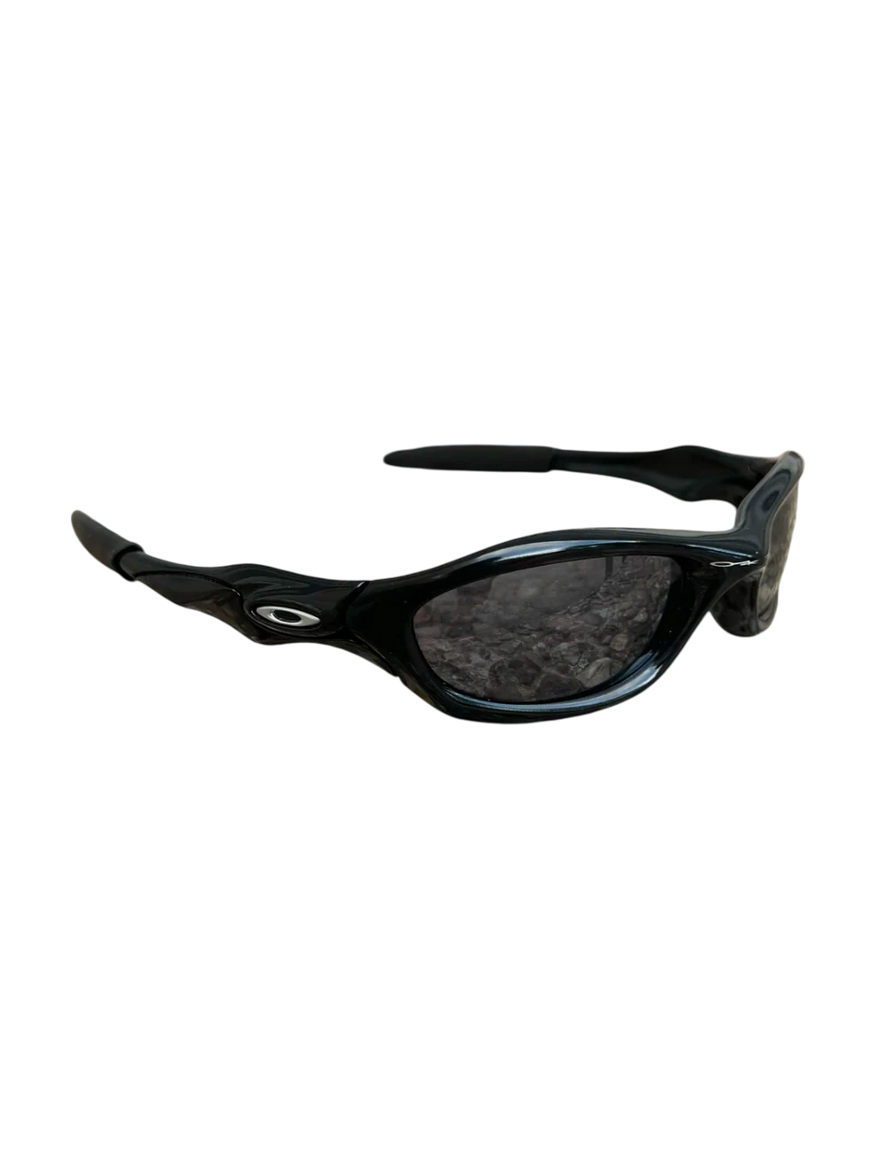 2004 OAKLEY UNKNOWN POLISHED BLACK SUNGLASSES