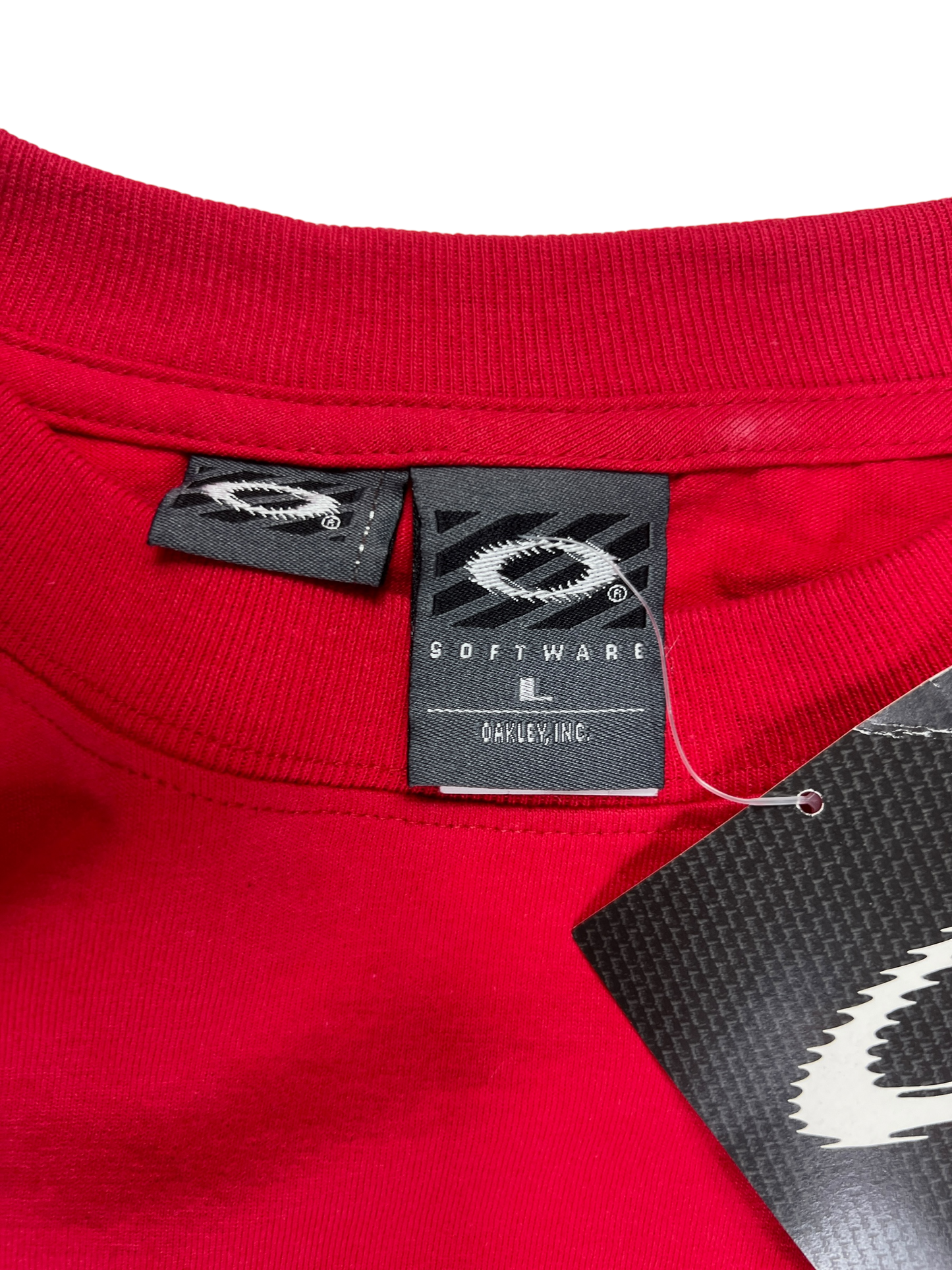 90's Oakley Software Distressed Static O Tee