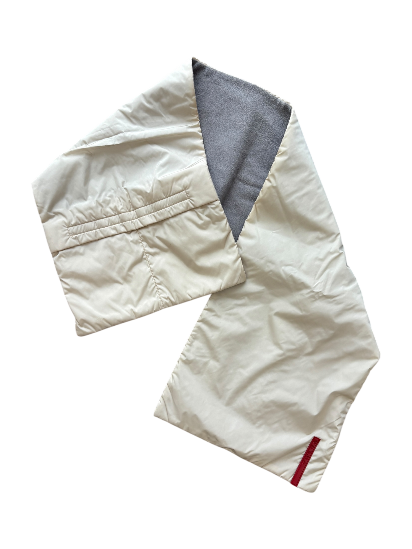 PRADA LINEA ROSSA NYLON POCKETS SCARF