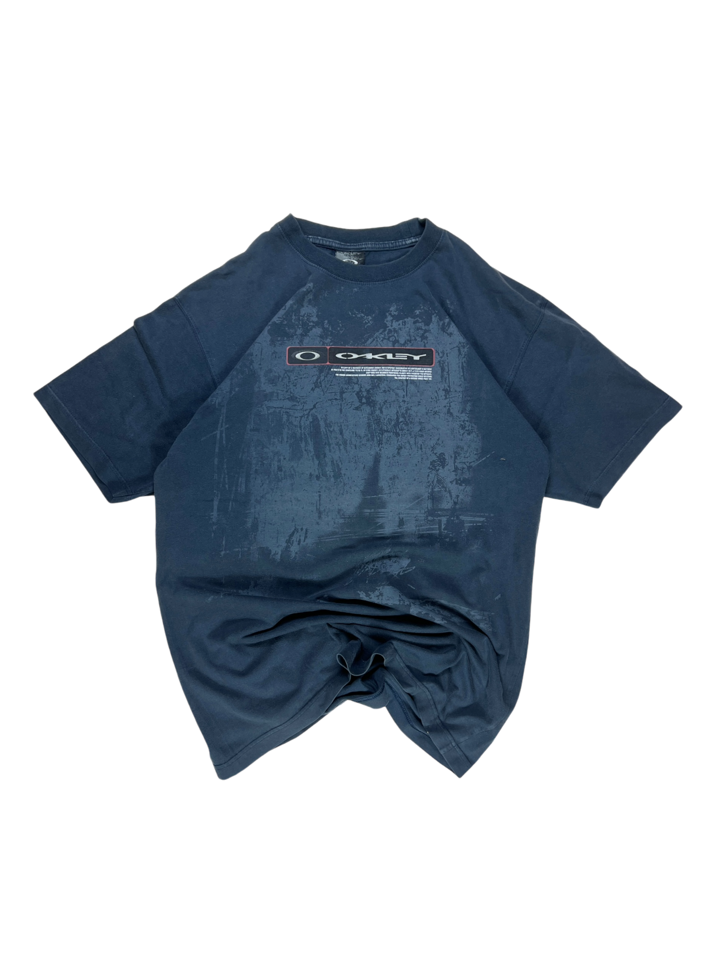 90's Oakley software spell out tee - L
