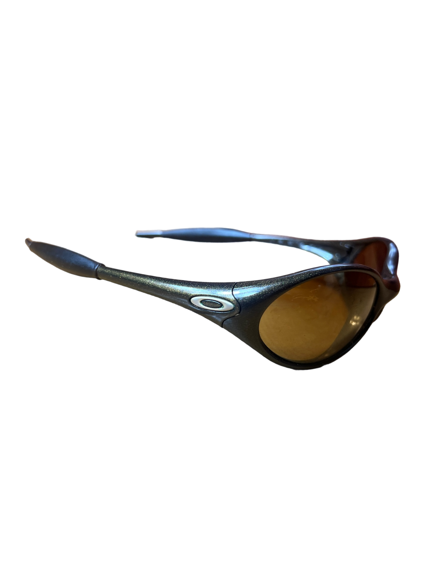 Oakley eye jacket gold iridium lens sunglasses