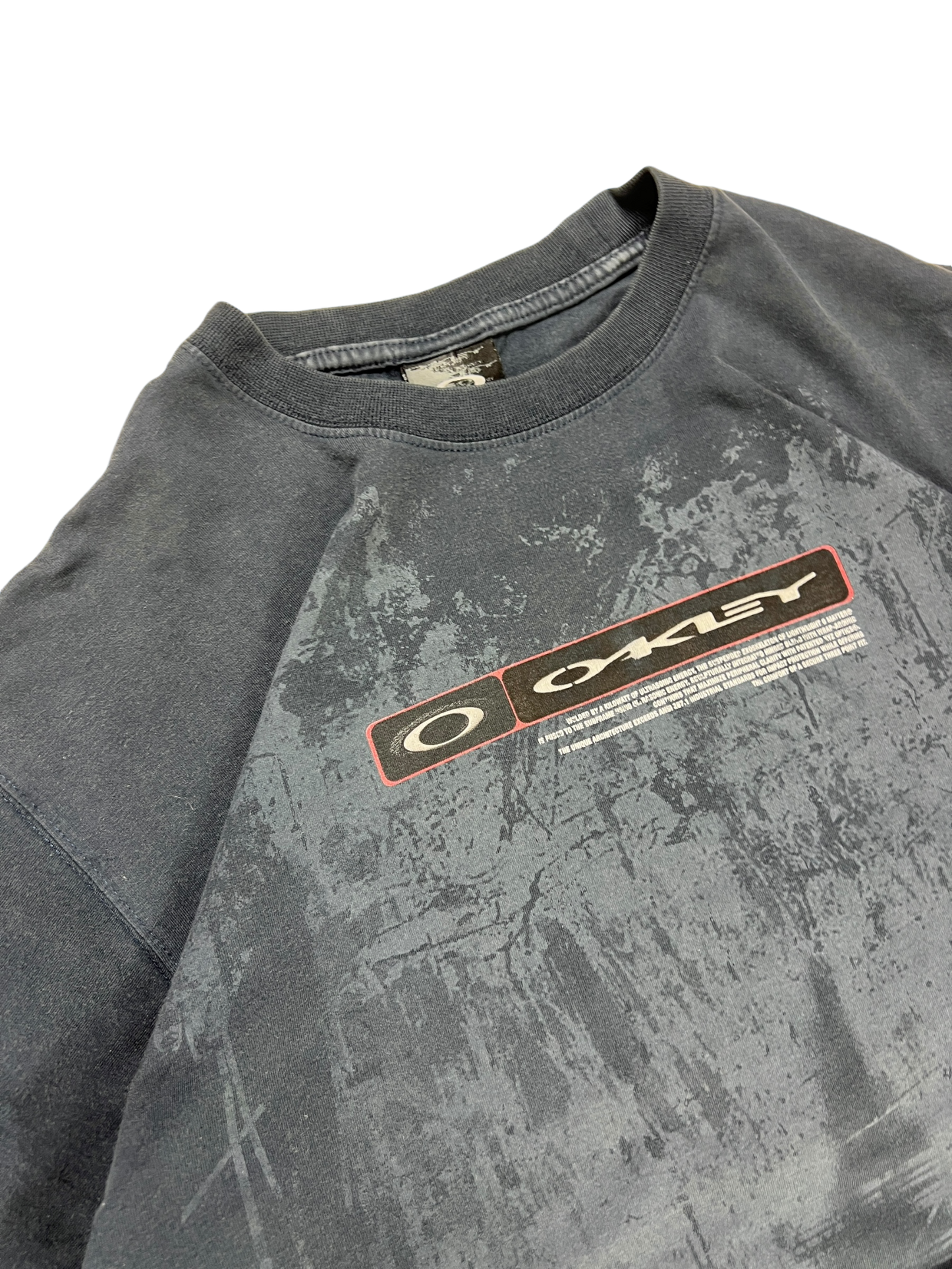90's Oakley software spell out tee - L