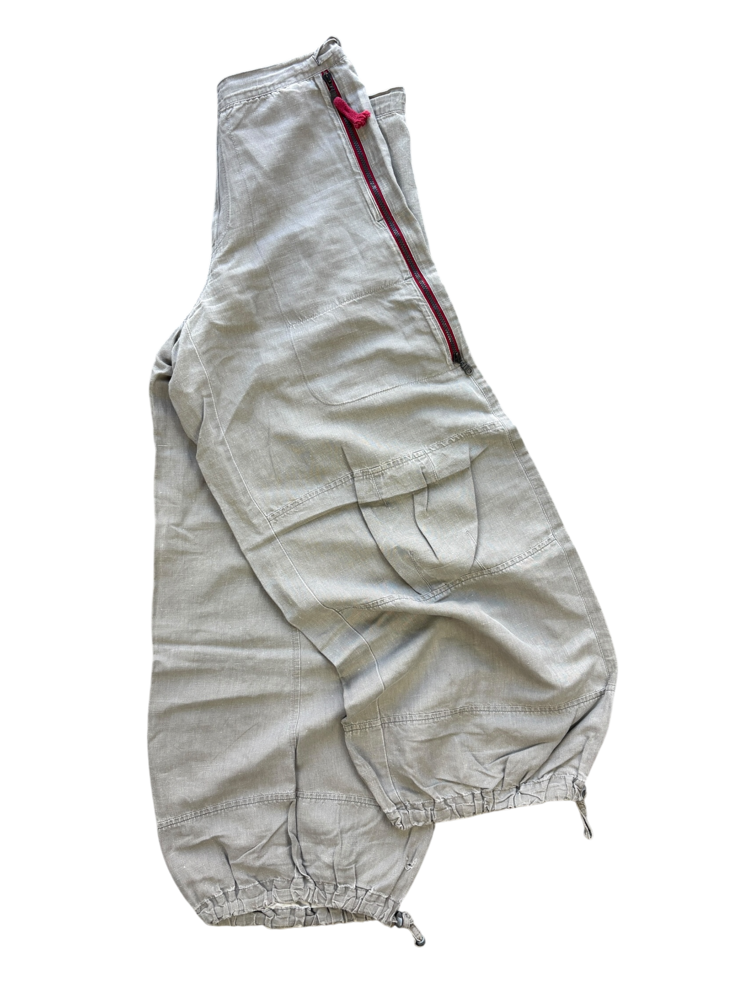 MARITHÉ FRANÇOIS GIRBAUD STACKED POCKET PARACHUTE PANTS
