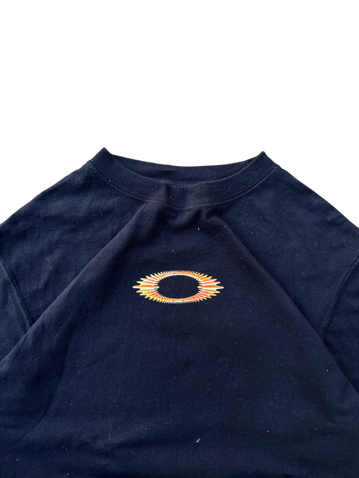 00's Oakley skull fire long sleeve tee - M