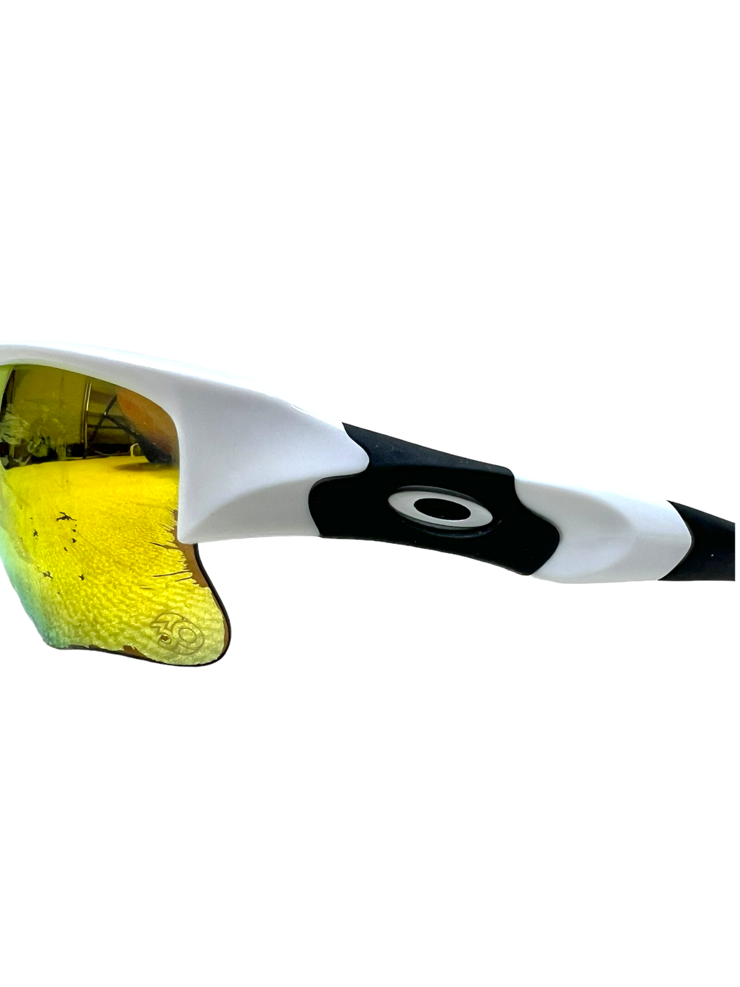 Oakley flak jacket white frame sunglasses