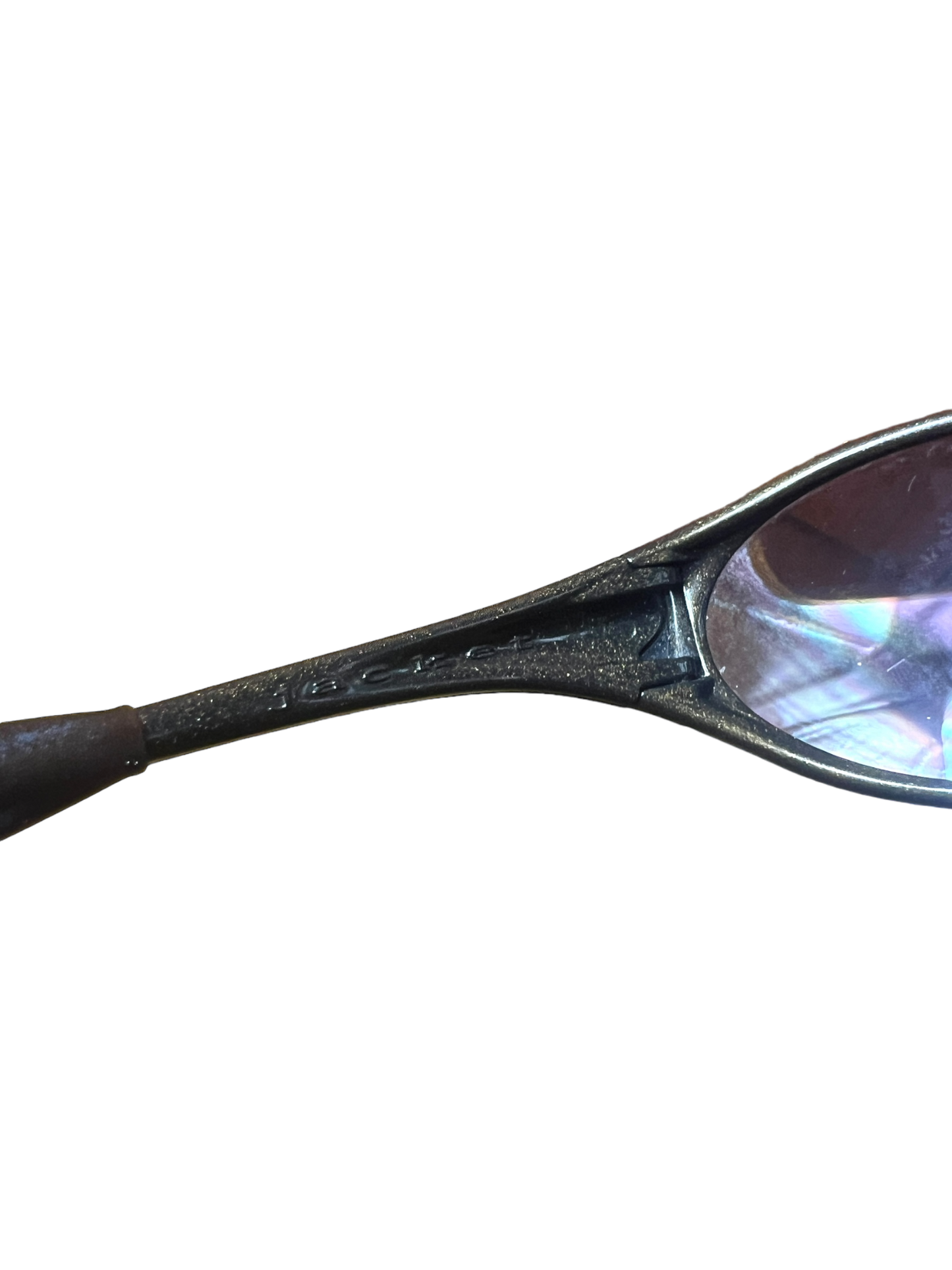 Oakley eye jacket gold iridium lens sunglasses