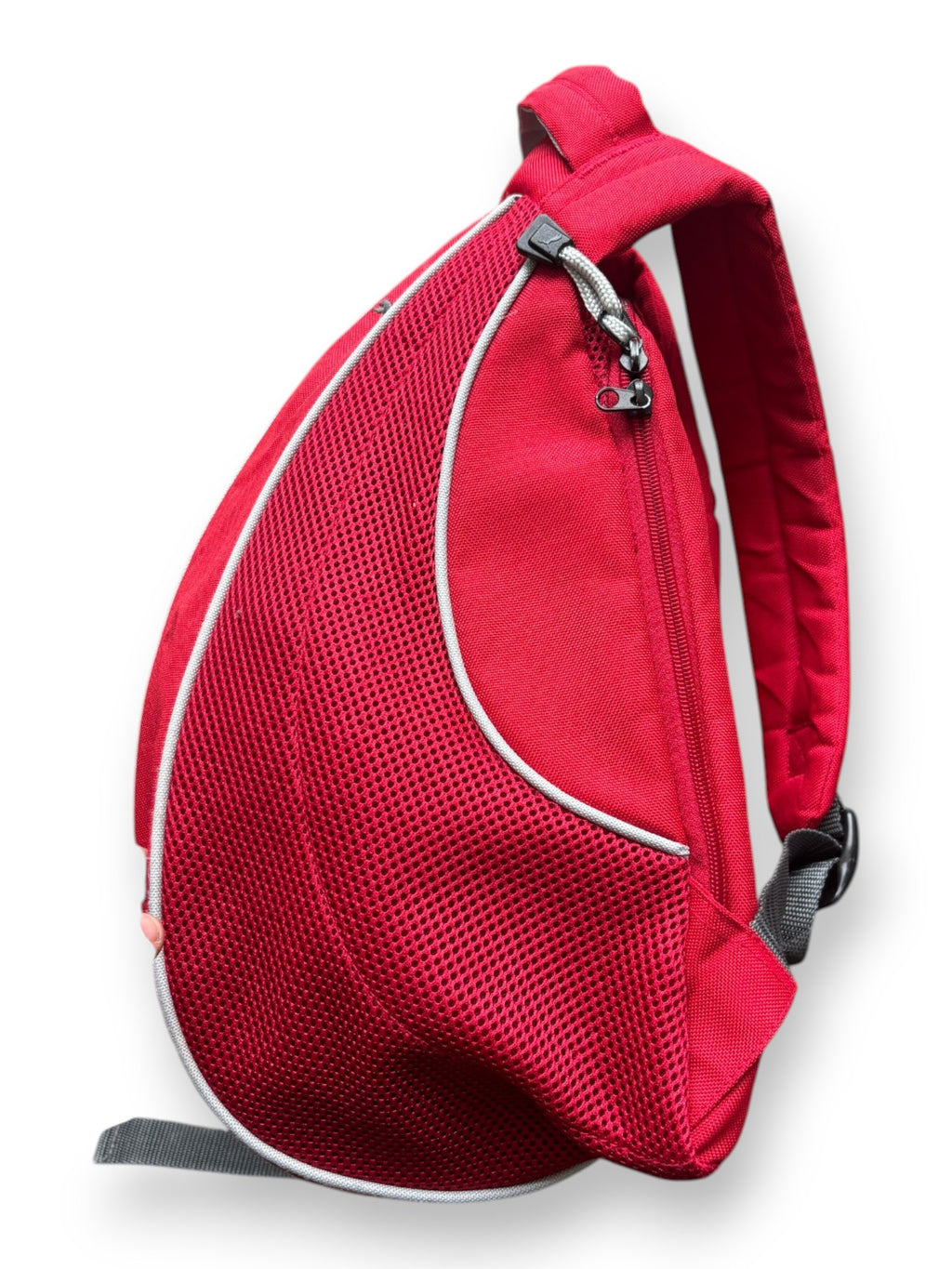 2000's Puma Mesh Teardrop Backpack Red - view 3