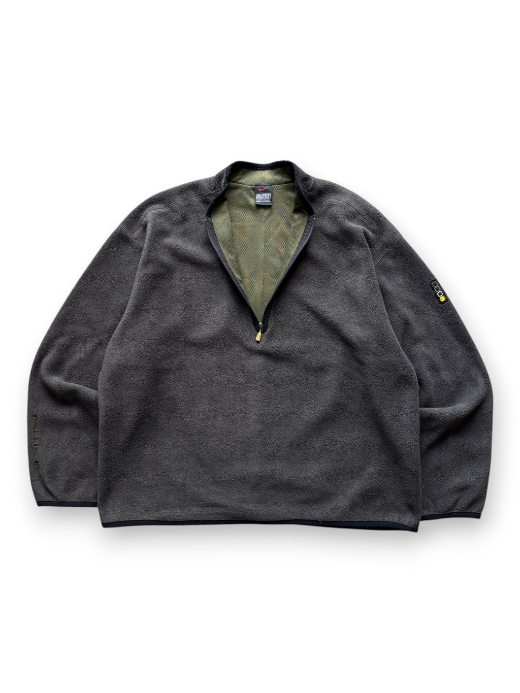 2000's Nike 3/4 Zip Pull Over Fleece (L) - view 4