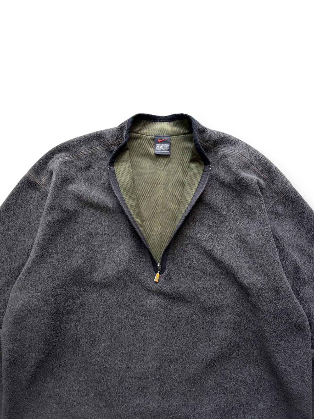 2000's Nike 3/4 Zip Pull Over Fleece (L) - view 5
