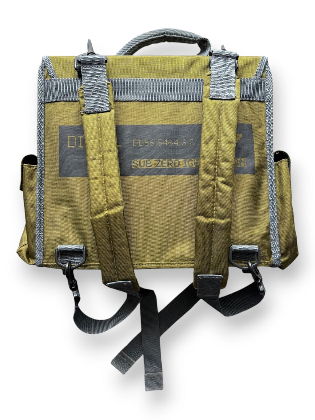 2000's Diesel Sub Zero Ice Station Backpack Olive - view 8