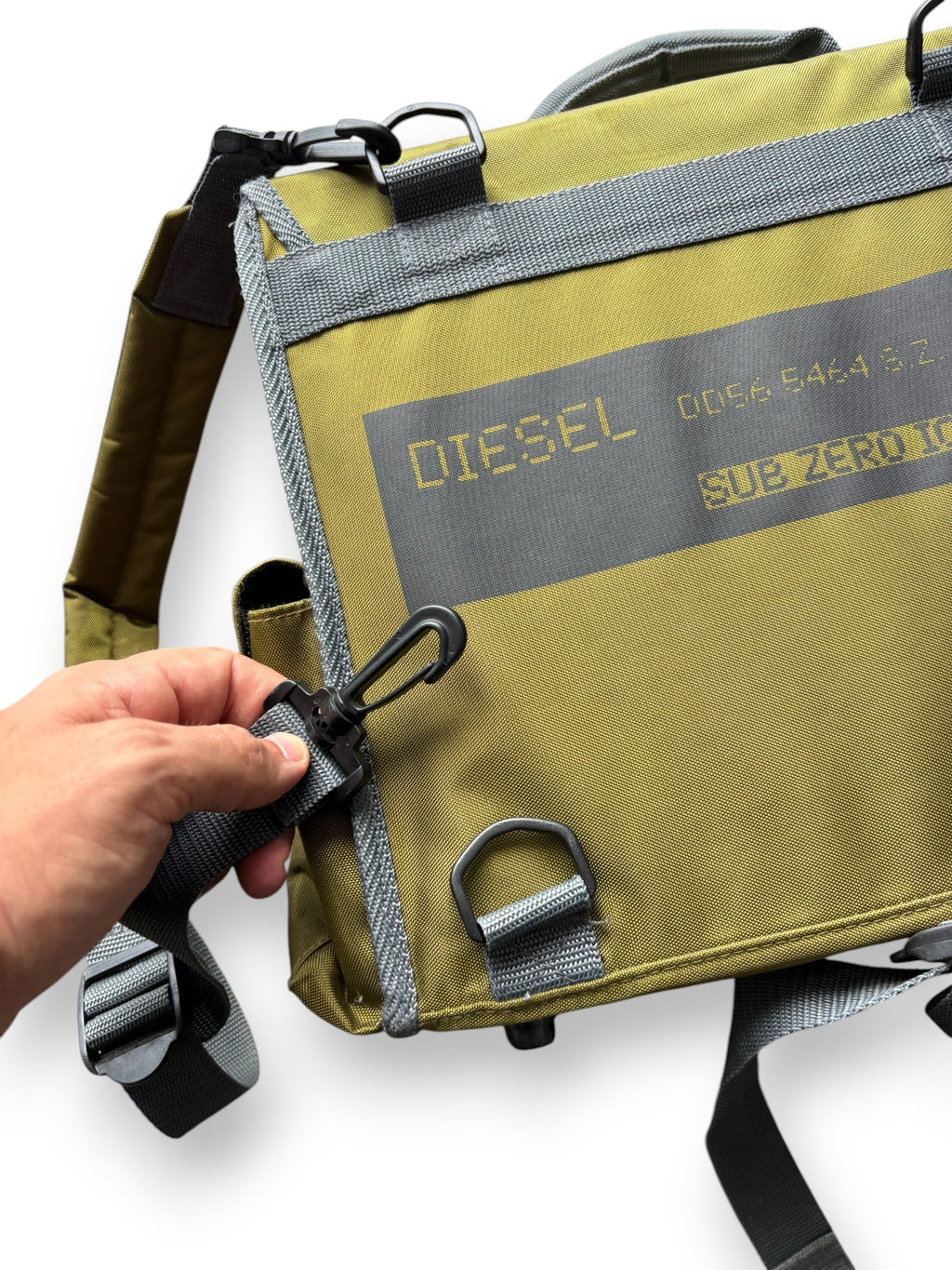 2000's Diesel Sub Zero Ice Station Backpack Olive - view 10