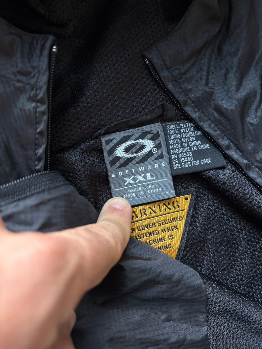 00's Oakley Software Nylon Dual Zip Jacket (XXL) - view 12
