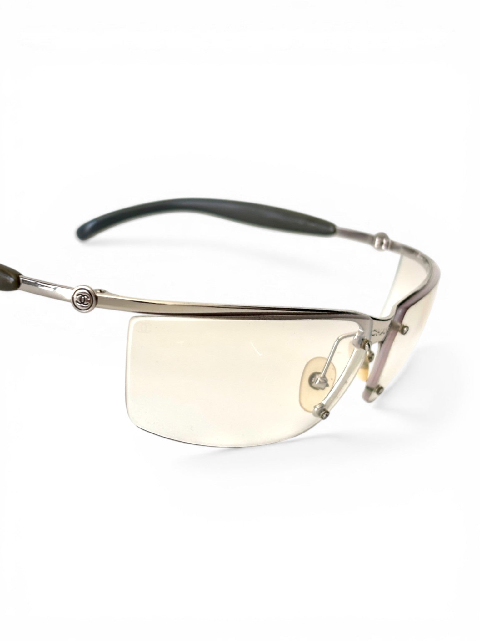 1999 Chanel 4008/4009 Rimless Sunglasses