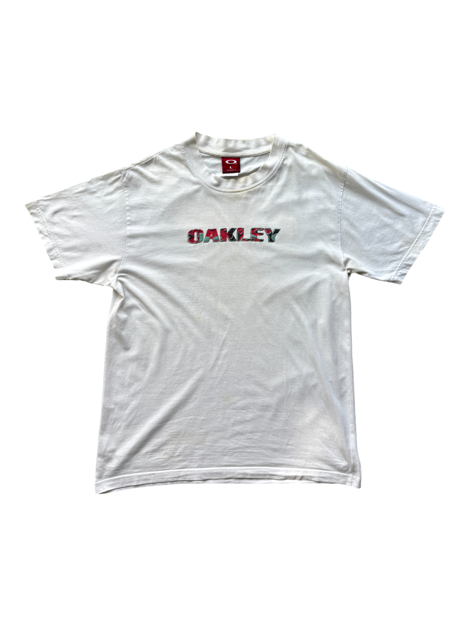 Early 2000's Oakley Red Icon Graphic Tee (L)