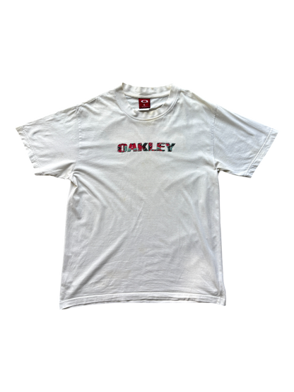 Early 2000's Oakley Red Icon Graphic Tee (L)