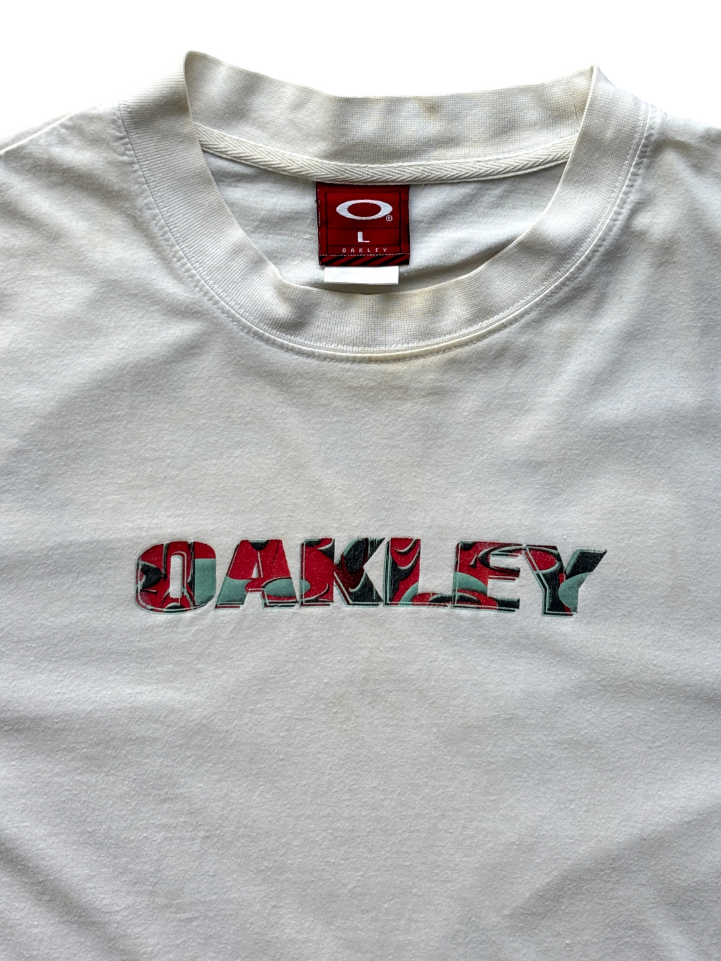 Early 2000's Oakley Red Icon Graphic Tee (L)