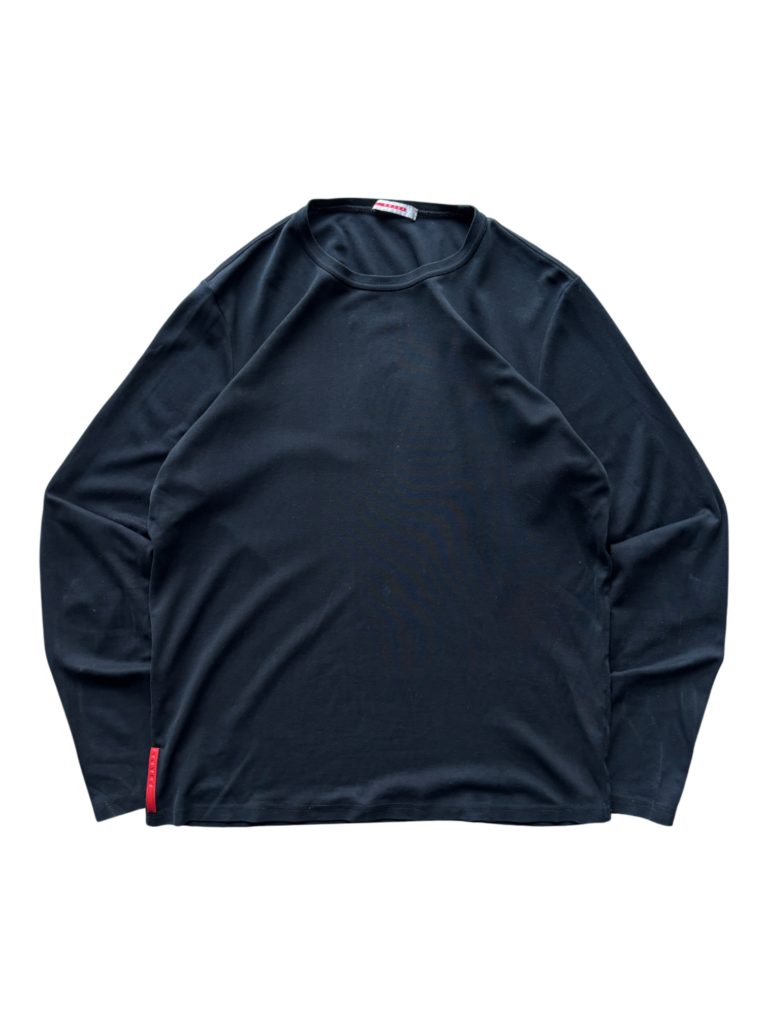 2000's Prada Sport Long Sleeve Black Tee