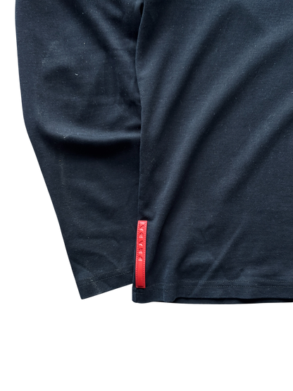 2000's Prada Sport Long Sleeve Black Tee