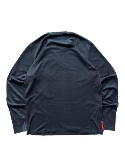 2000's Prada Sport Long Sleeve Black Tee