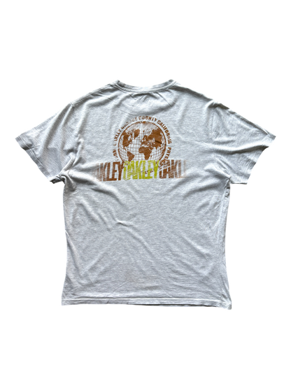 2000's Oakley Gray Graphic Tee (M)