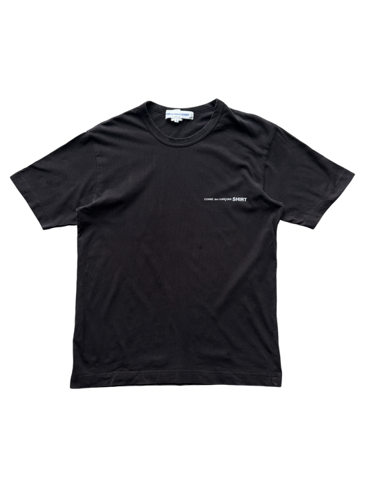 2010 Comme Des Garçons Vertical Logo Tee